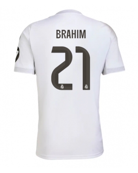 Billige Fotballdrakt Real Madrid Brahim Diaz #21 Replika Hjemmedrakt 2025-26 Kortermet Billige Fotballdrakt Real Madrid Brahim Diaz #21 Replika Hjemmedrakt 2025-26 Kortermet